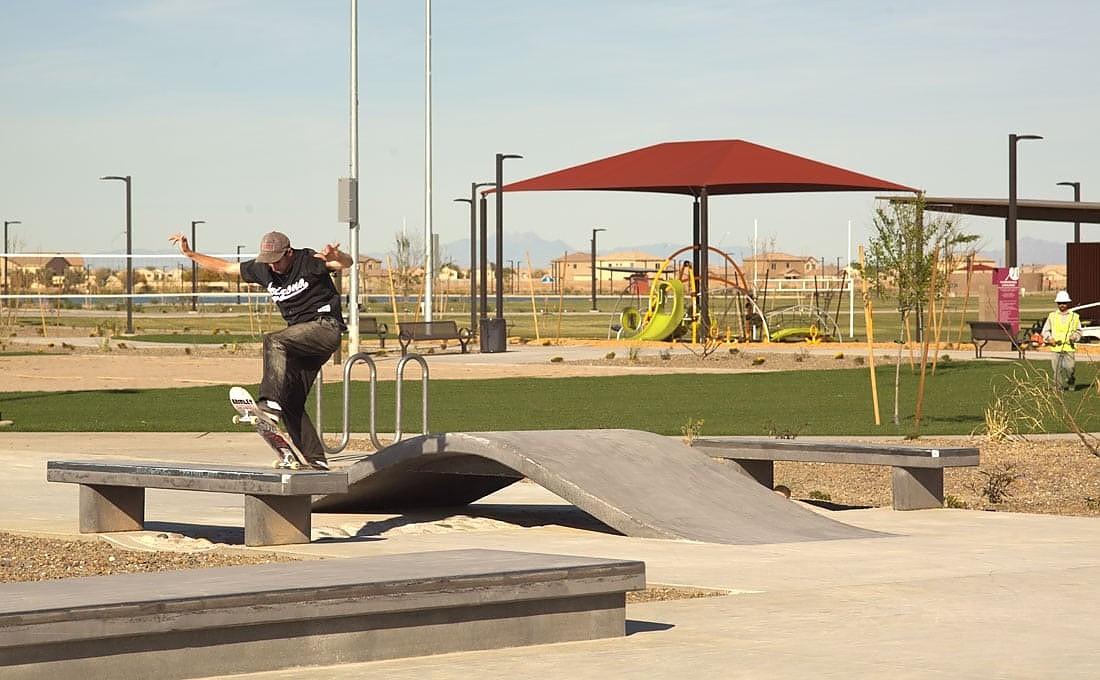 Copper Sky Skate Plaza Skatepark